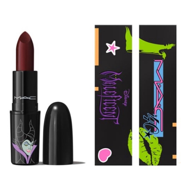 M.A.C AMPLIFIED LIPSTICK DISNEY FAVOURITES Maleficient IN DARK DEED NIB - Picture 10 of 11